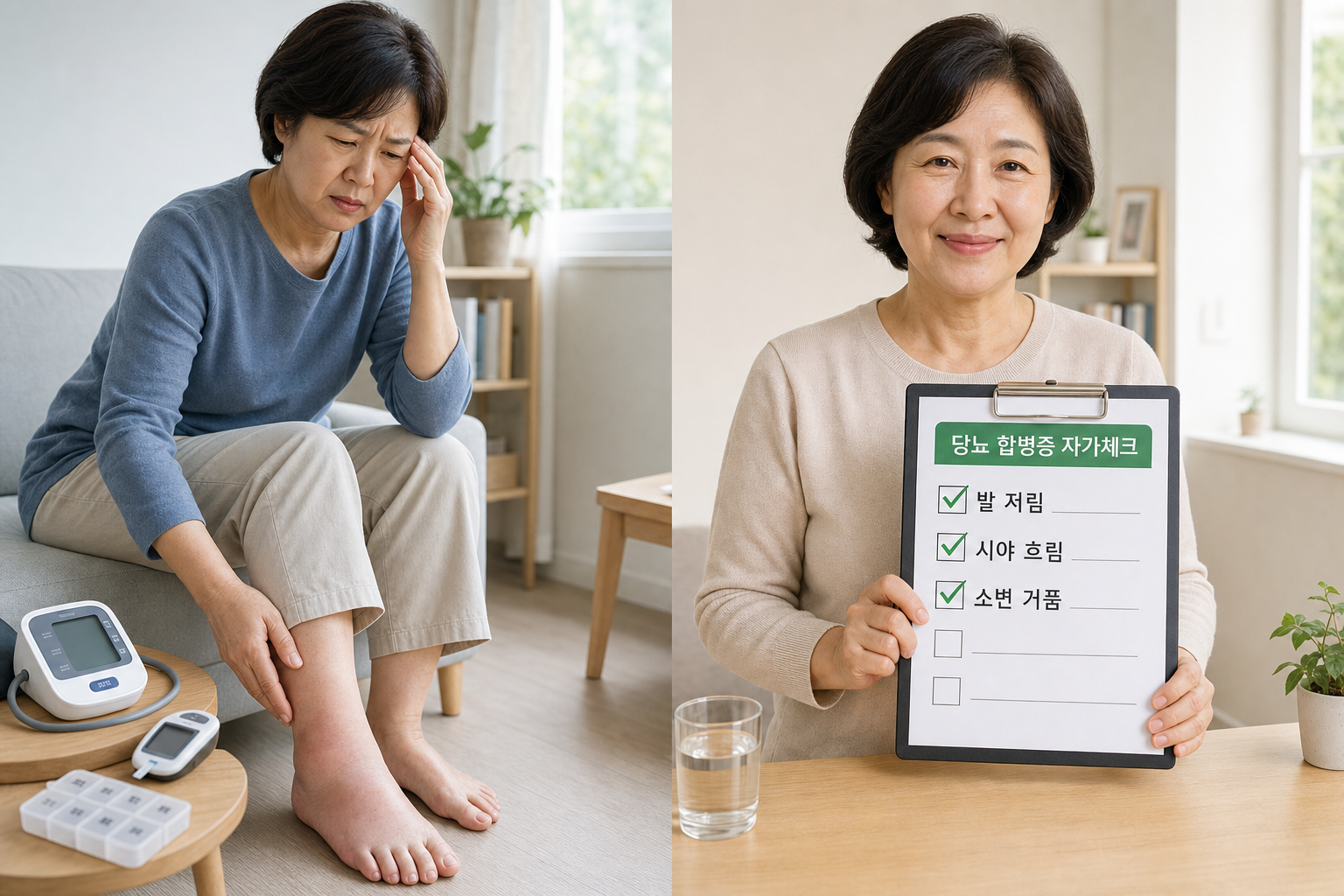 당뇨 합병증 종류와 조기 발견을 위한 증상 체크리스트